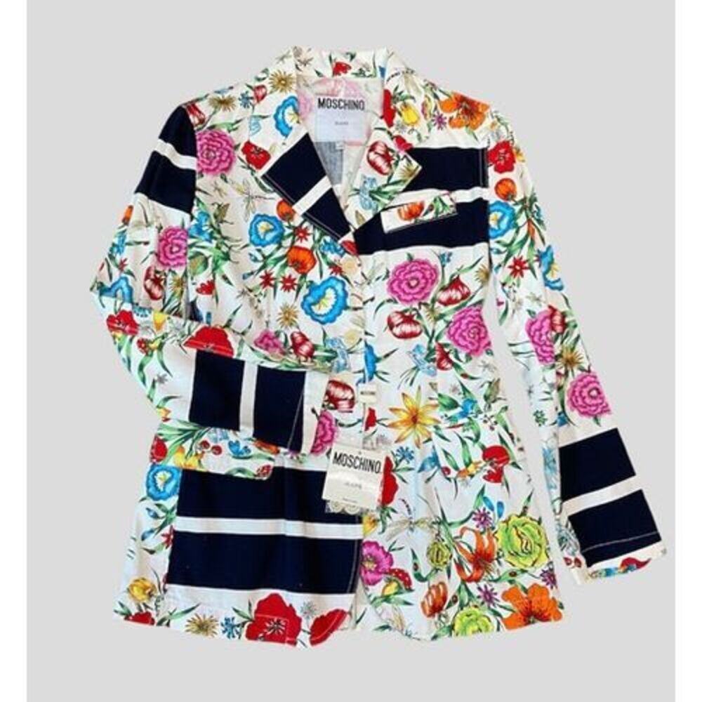 MOSCHINO Jeans Floral Jacket - Blazer